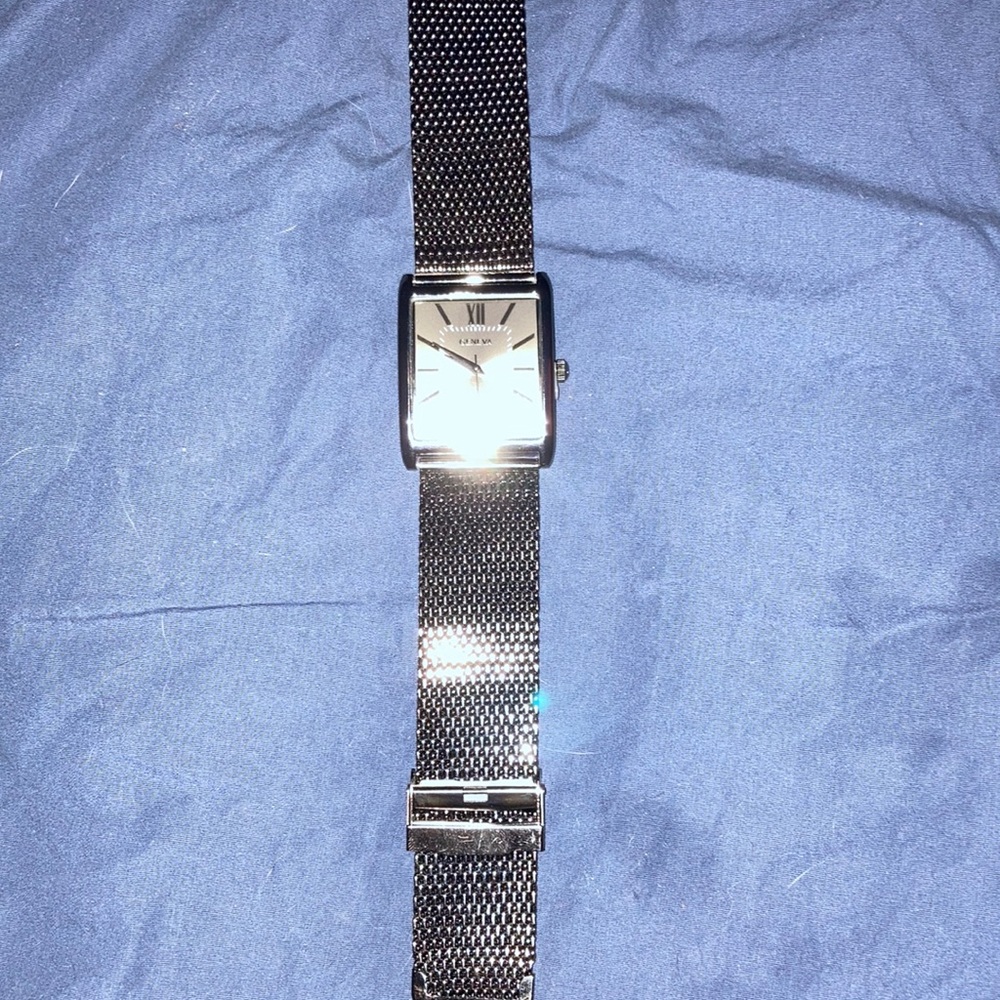 Geneva Stainless Steel Watch
